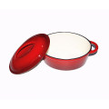 Finest Oval Gusseisen Stockpot Red Casserole Dish